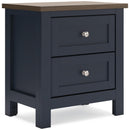  Signature Design by Ashley Landocken B414-92 Two Drawer Night Stand IMAGE 1