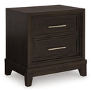  Signature Design by Ashley Neymorton B618-92 Two Drawer Night Stand IMAGE 1