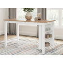 Signature Design by Ashley Gesthaven D398-13 Rectangular Dining Room Counter Table IMAGE 7