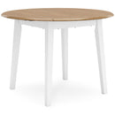 Signature Design by Ashley Gesthaven D398-15 Round Dining Room Drop Leaf Table IMAGE 1