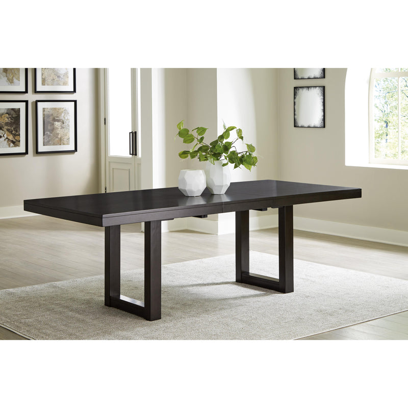 Signature Design by Ashley Neymorton Dining Table with Pedestal Base D618-35 IMAGE 5