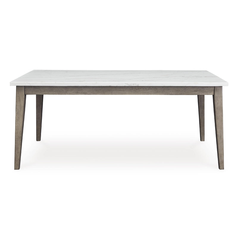 Signature Design by Ashley Loyaska Dining Table with Marble Top D789-125 IMAGE 2