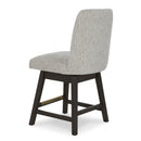 Signature Design by Ashley Burkhaus D984-124 Upholstered Swivel Barstool IMAGE 4