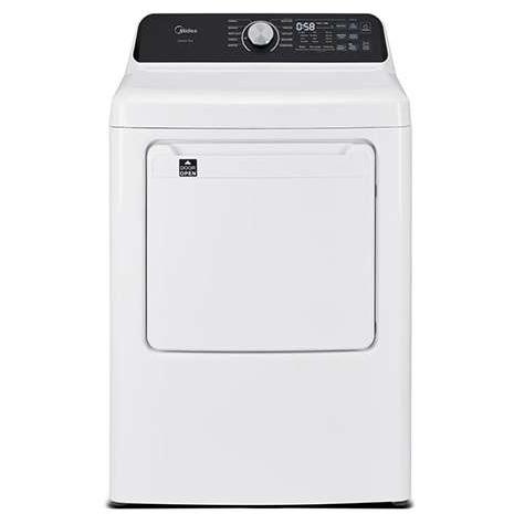 Midea 7.0 cu. ft. Electric Dryer with Smart Control MLTE45N4BWW IMAGE 1