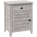 Monarch I 3950 Accent Table - Washed Grey IMAGE 1