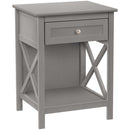 Monarch I 3985 Accent Table - Antique Grey IMAGE 1