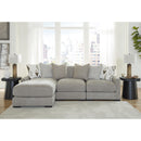  Benchcraft Aslan Court 20305S3 3 pc Sofa Sectional with Chaise IMAGE 2