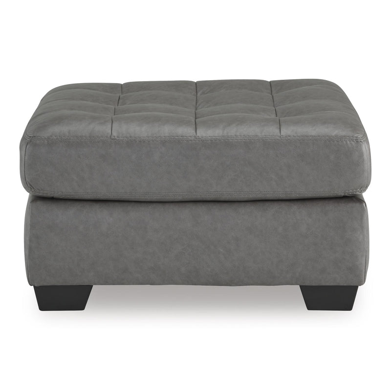 Benchcraft Clairette Court Leather Look Ottoman 3150308 IMAGE 2