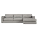  Signature Design by Ashley Amiata 57404S2 2 pc Sectional with Chaise IMAGE 2