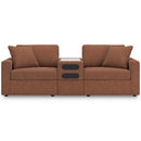  Signature Design by Ashley Modmax 92102S13 3 pc Sectional Loveseat with Audio System IMAGE 2