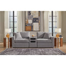  Signature Design by Ashley Modmax 92104S13 3 pc Sectional Loveseat with Audio System IMAGE 2