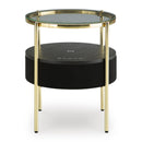 Signature Design by Ashley Nedman A4000669 Accent Table with Speaker IMAGE 2