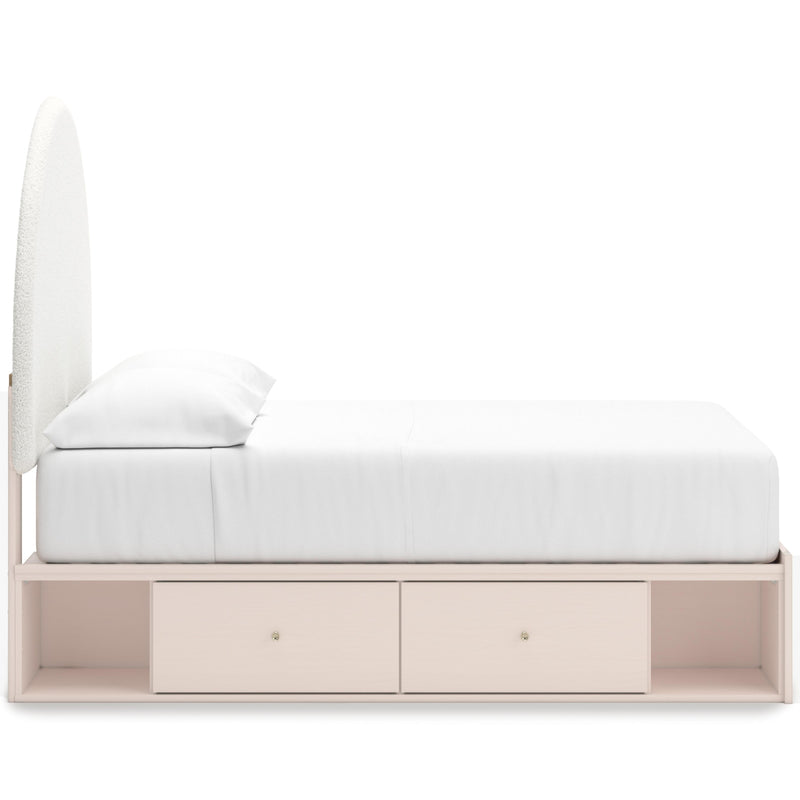 Signature Design by Ashley Wistenpine Full Upholstered Panel Bed with Storage B100-12/B1323-50/B1323-50/B1323-84/B1323-87 IMAGE 4