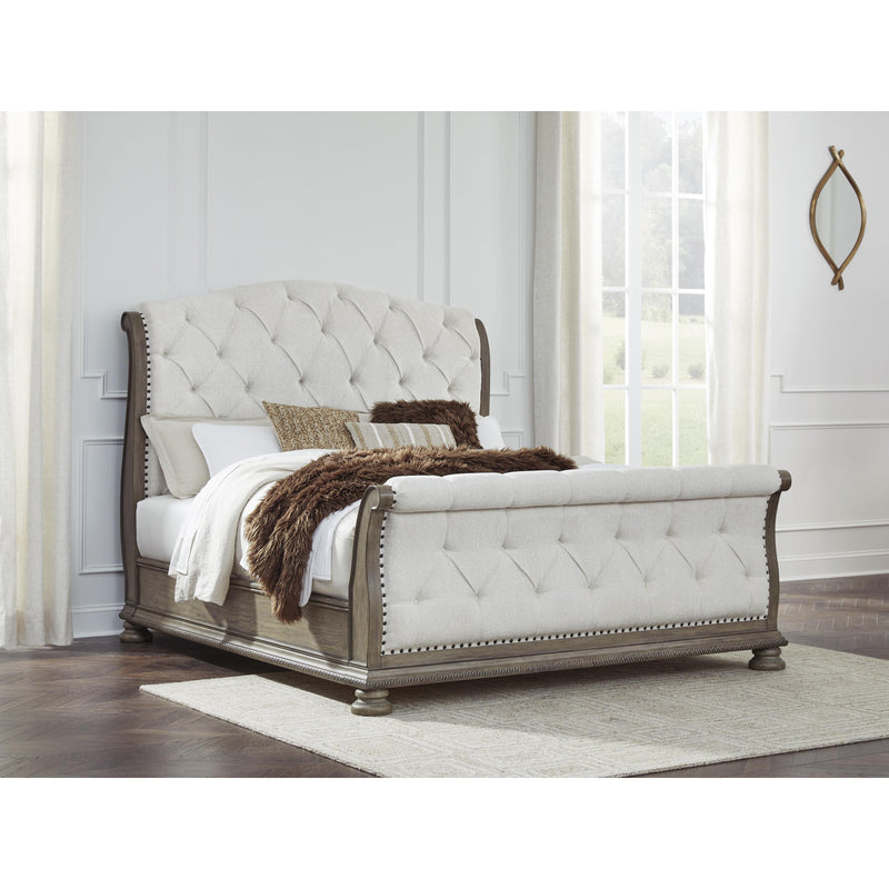 Signature Design by Ashley Ardenfield King Upholstered Sleigh Bed B944-58/B944-56/B944-97 IMAGE 5