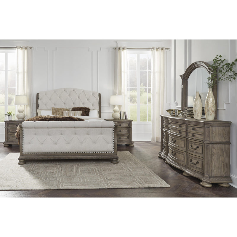 Signature Design by Ashley Ardenfield King Upholstered Sleigh Bed B944-58/B944-56/B944-97 IMAGE 8