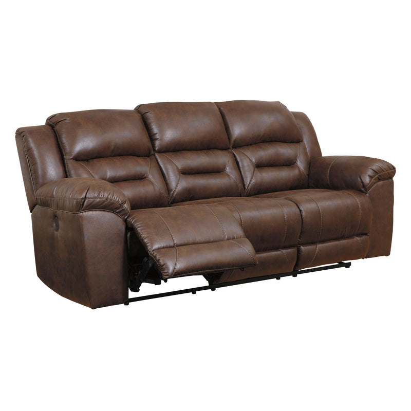 Signature Design by Ashley Stoneland Power Reclining Leather Look Sofa 3990487C IMAGE 2