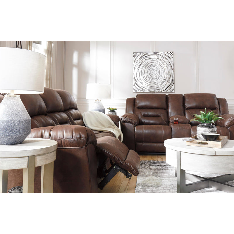 Signature Design by Ashley Stoneland Reclining Leather Look Sofa 3990488C IMAGE 6