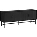 Monarch I 2733 TV Stand - Black/Black IMAGE 1