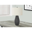 Monarch I 9655 Table Lamp - Black Resin / Ivory Shade IMAGE 2