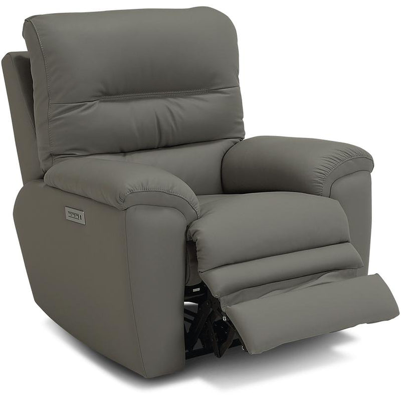 Palliser Keiran Power Fabric and Leather Recliner with Wall Recline Keiran 41500-31 L9 Wallhugger Power Recliner w/ Power Headrest & Power Lumbar IMAGE 2