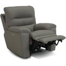 Palliser Keiran Power Fabric and Leather Recliner with Wall Recline Keiran 41500-31 L9 Wallhugger Power Recliner w/ Power Headrest & Power Lumbar IMAGE 3