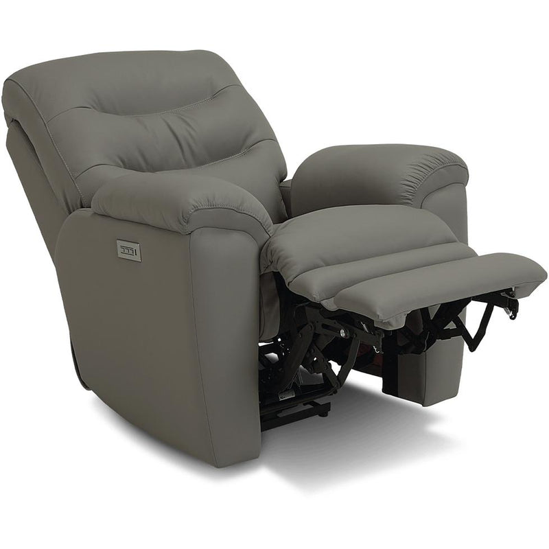 Palliser Keiran Power Fabric and Leather Recliner with Wall Recline Keiran 41500-31 L9 Wallhugger Power Recliner w/ Power Headrest & Power Lumbar IMAGE 4