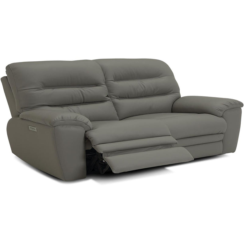 Palliser Keiran Power Reclining Fabric and Leather Loveseat Keiran 41500-63 L7 Loveseat Power Recliner w/ Power Headrest & Power Lumbar IMAGE 2