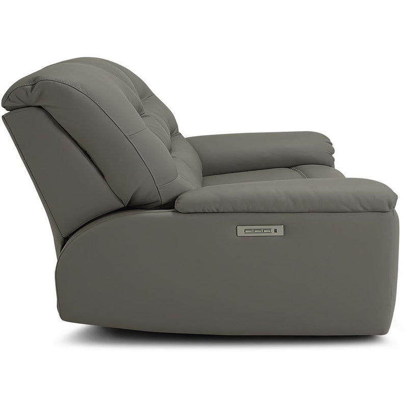 Palliser Keiran Power Reclining Fabric and Leather Loveseat Keiran 41500-63 L7 Loveseat Power Recliner w/ Power Headrest & Power Lumbar IMAGE 5