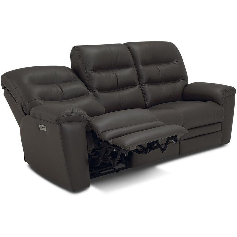 Palliser Keiran Power Reclining Fabric and Leather Sofa Keiran 41500-61 L6 Sofa Power Recliner w/ Power Headrest & Power Lumbar IMAGE 2