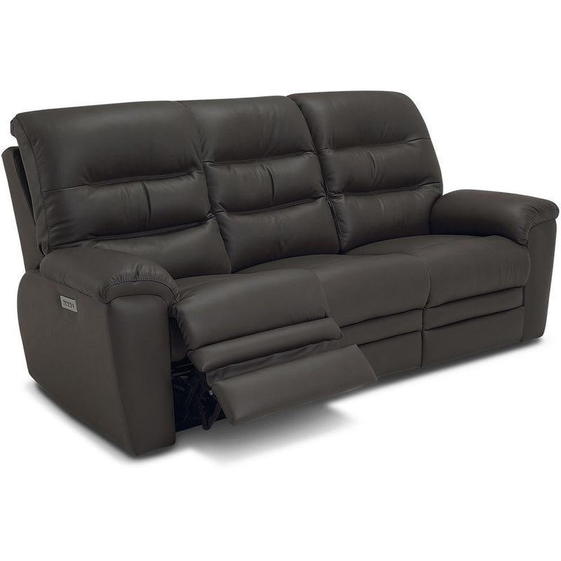 Palliser Keiran Power Reclining Fabric and Leather Sofa Keiran 41500-61 L6 Sofa Power Recliner w/ Power Headrest & Power Lumbar IMAGE 3