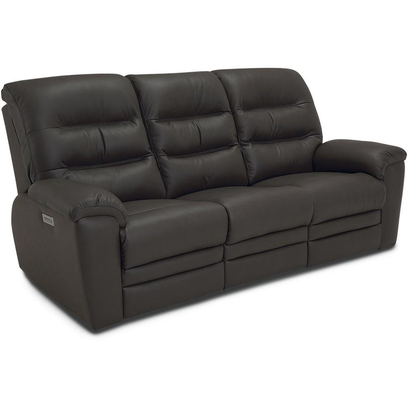 Palliser Keiran Power Reclining Fabric and Leather Sofa Keiran 41500-61 L6 Sofa Power Recliner w/ Power Headrest & Power Lumbar IMAGE 4