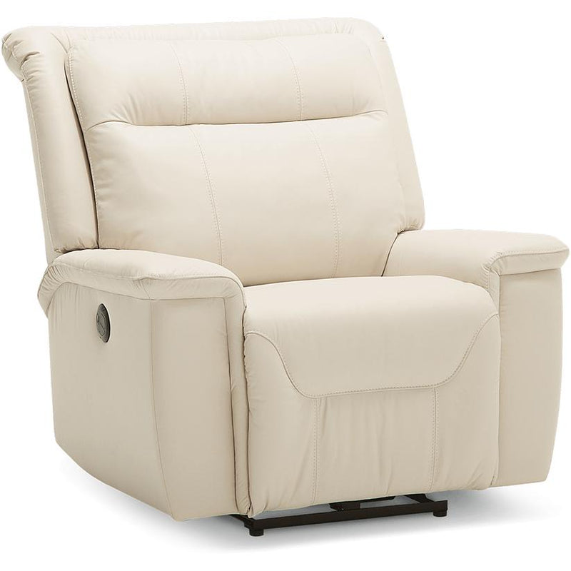 Palliser Strata Power Fabric and Leather Recliner with Wall Recline Strata 40123-31 Wall Hugger Power Recliner IMAGE 1