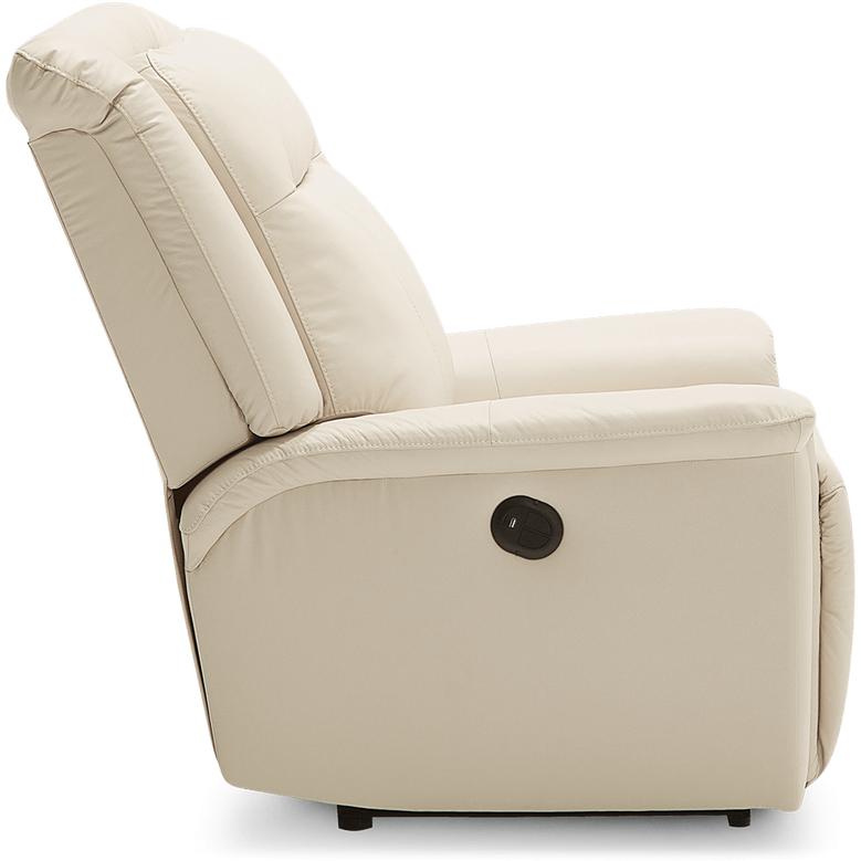 Palliser Strata Power Fabric and Leather Recliner with Wall Recline Strata 40123-31 Wall Hugger Power Recliner IMAGE 4