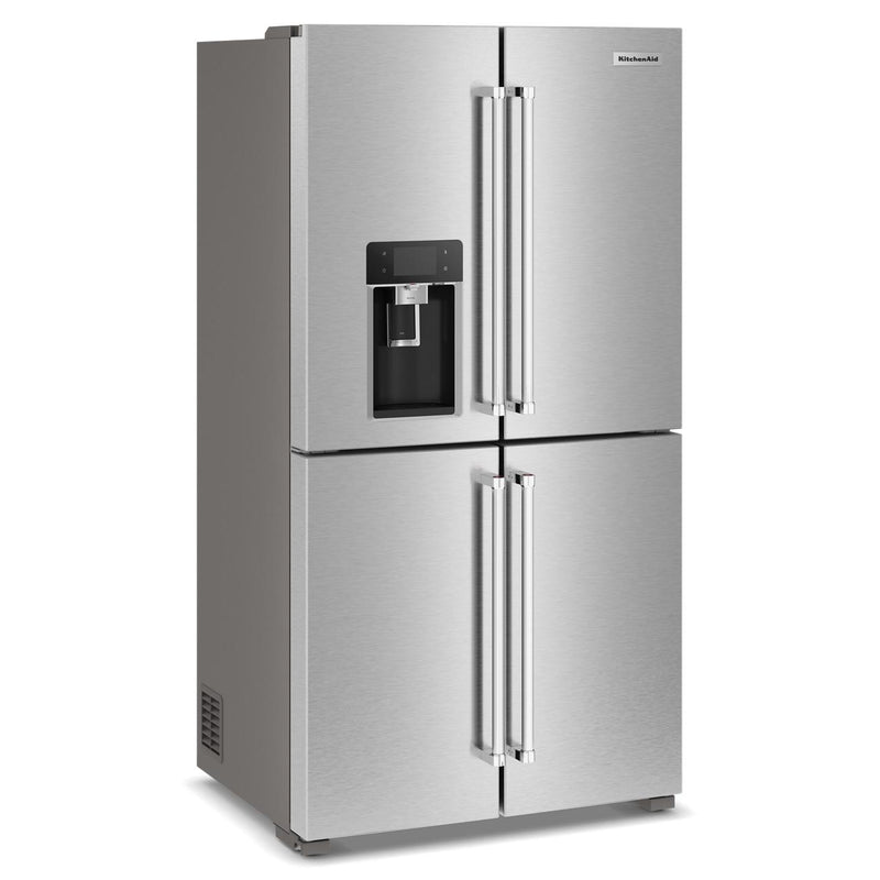 KitchenAid 36-inch, 19.4 cu. ft. Counter-Depth French 4-Door Refrigerator with Water and Ice Dispensing System KRQC736RPS IMAGE 8