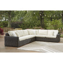  Signature Design by Ashley Kimora P711P2 4 pc Outdoor Sectional IMAGE 2