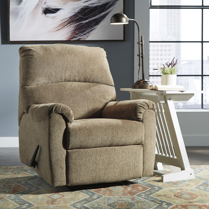 Signature Design by Ashley Nerviano Fabric Recliner with Wall Recline 1080129C IMAGE 3