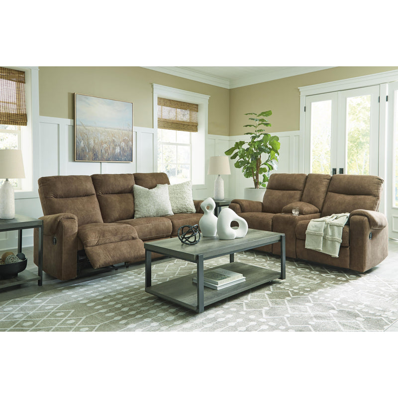 Signature Design by Ashley Edenwold Reclining Leather Look Loveseat with Console 1380594C IMAGE 11