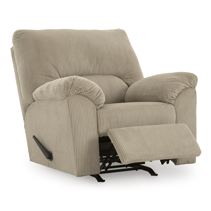 Signature Design by Ashley SimpleJoy Rocker Fabric Recliner 2420325C IMAGE 2