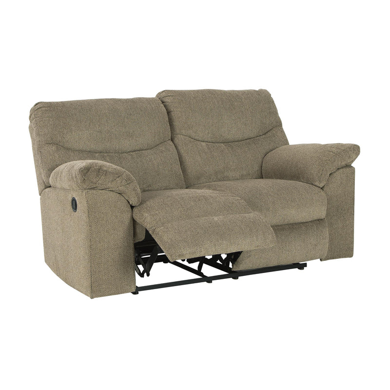 Signature Design by Ashley Alphons Reclining Fabric Loveseat 2820286C IMAGE 2