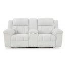 Signature Design by Ashley Frohn 3740594C Double Reclining Loveseat with Console IMAGE 3