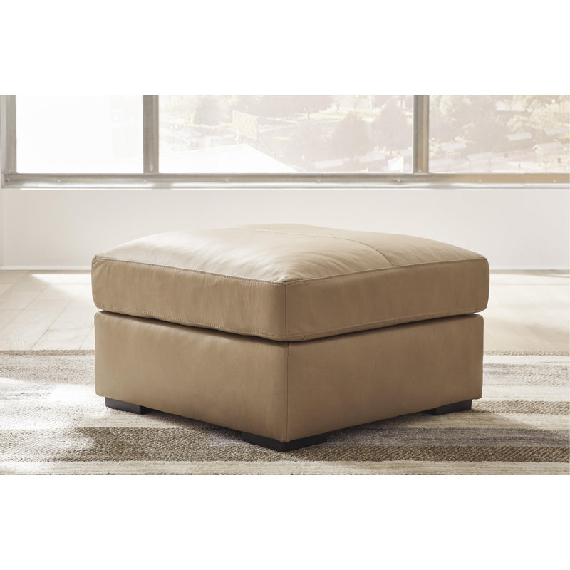 Signature Design by Ashley Bandon Leather Match Ottoman 3800608C IMAGE 4