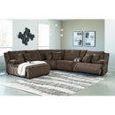 Signature Design by Ashley Top Tier 92705S2C 6 pc Reclining Sectional with Chaise IMAGE 4