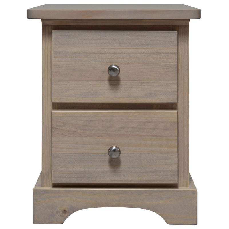 Mako Wood Furniture Kids Nightstands 2 Drawers 1300-60-MINI IMAGE 1