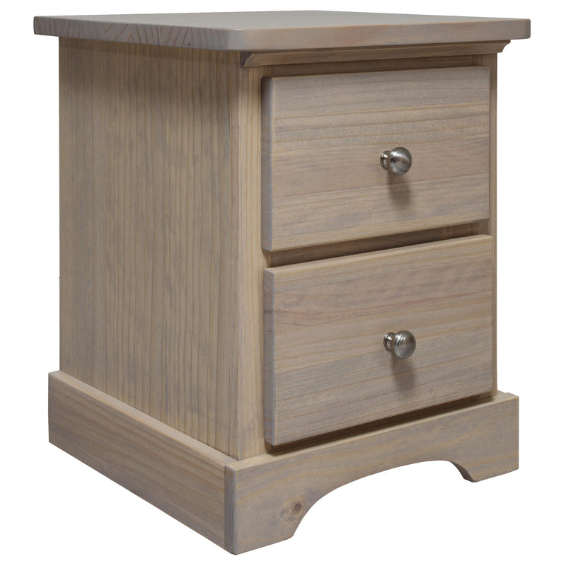 Mako Wood Furniture Kids Nightstands 2 Drawers 1300-60-MINI IMAGE 2