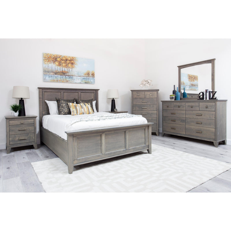 Mako Wood Furniture Acer Full Bed Acer M-5800-DBL Full Bed - Sand IMAGE 2