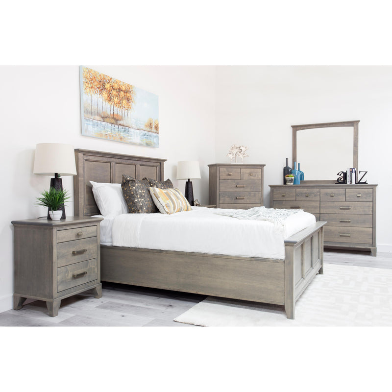 Mako Wood Furniture Acer Full Bed Acer M-5800-DBL Full Bed - Sand IMAGE 3