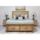  Mako Wood Furniture Harlow Full Upholstered Bed with Storage DRSG-300-FBST-DBL IMAGE 4