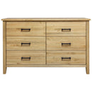  Mako Wood Furniture Harlow 6-Drawer Dresser DRSG-300-40-6 IMAGE 1