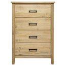  Mako Wood Furniture Harlow 4-Drawer Chest DRSG-300-29 IMAGE 1