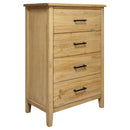 Mako Wood Furniture Harlow 4-Drawer Chest DRSG-300-29 IMAGE 2